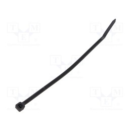 200 pcs : 7TCA300220R0003 - Cable tie, L: 300mm, W: 4.8mm, polyamide, 220N, black, Ømax: 76mm