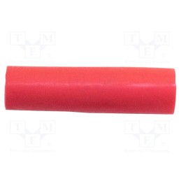 10 pcs : BU-46PR-2 - Insulator, red, PVC, 43mm, BU-46, 2pcs.