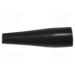 10 pcs : BU-36-0 - Insulator, 3kV, black, PVC, 30mm, BU-34