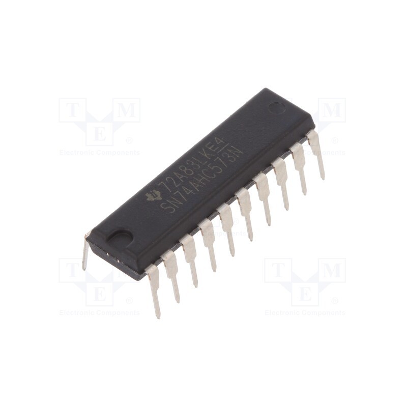10 pcs : SN74AHC573N - IC: digital, D-latch transparent, Ch: 8, 2÷5.5VDC, SMD, SO20,