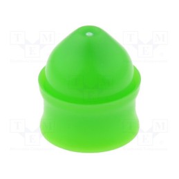 10 pcs : 8001006 - Plunger, 3ml, green, universal, silicone free, polypropylene