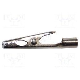 10 pcs : BU-30BL - Crocodile clip, 5A, Grip capac: max.4.8mm, Overall len: 32mm