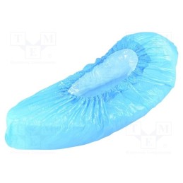 50 pcs : CPE COVERSHOES - Protective cover shoes, ESD, 150x410mm, Thk: 0.03mm, polyetylene