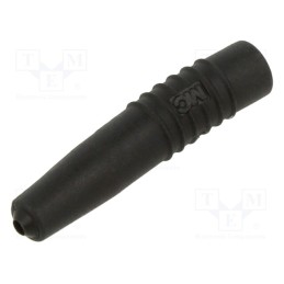 10 pcs : 22.2360-21 - Black, Overall len: 26.7mm, Socket size: 2mm, LS205-S
