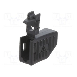 10 pcs : 22.2060-21 - Black, Overall len: 17.8mm, Socket size: 4mm, for banana plugs