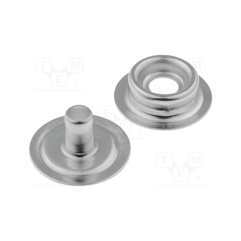 10 set : 604/M10 - Male press stud, ESD, press stud male 10mm