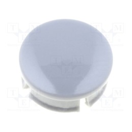 20 pcs : 499.644 - Cap, grey, Mounting: push-in, plastic, G330.31,G352.61,G353.61