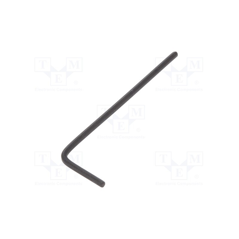 10 pcs : T4411 0127 - Wrench, hex key, HEX 1,27mm, Overall len: 45mm