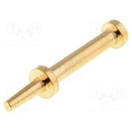 50 pcs : - Test pin, 10mm, Connection: pin terminal Ø0.95mm