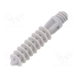 10 pcg : 220194 -AS - Self-adhesive cable holder, grey, L: 350mm, Cable P-clips, 20pcs.