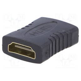10 pcs : AK-AD-05 - Adapter, HDMI 1.4, HDMI socket,both sides, black