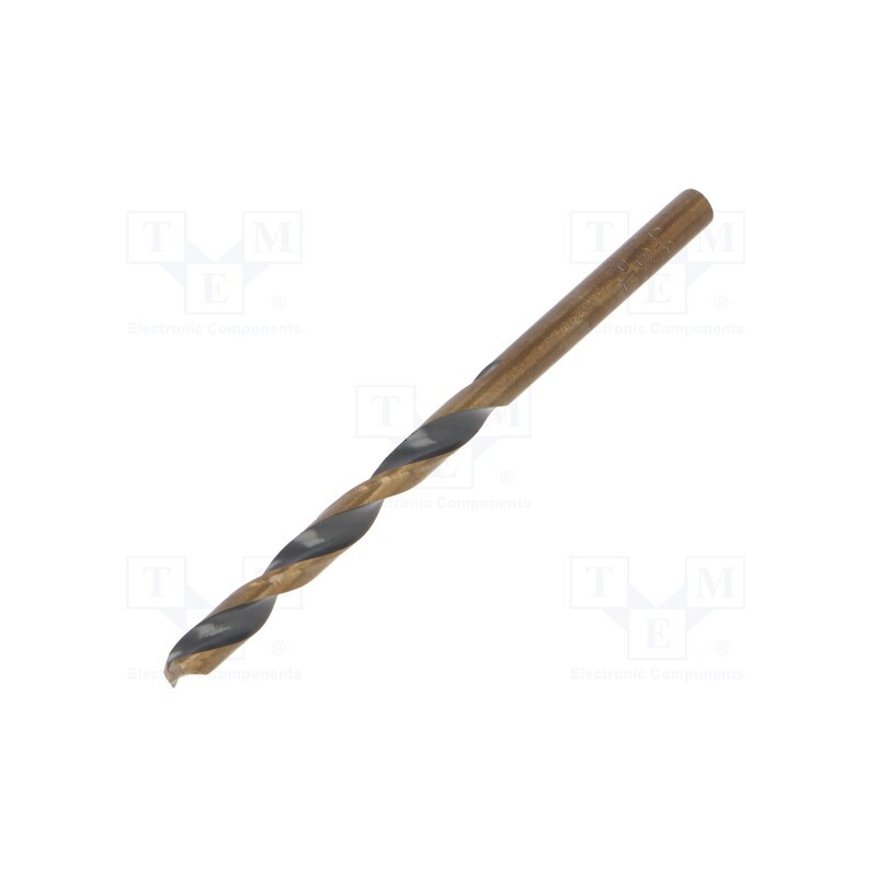 10 pcs : 79048 - Drill bit, for metal, Ø: 4.8mm, Features: grind blade