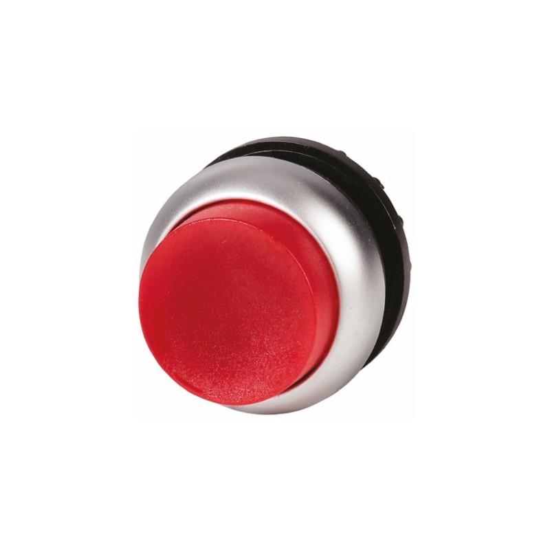 1 pcs - Eaton RMQ Titan M22 Series Red Illuminated Momentary Push Button Head, 22mm Cutout, IP69K