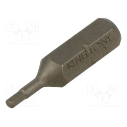 10 pcs : 102502H - Screwdriver bit, hex key, HEX 2mm, Overall len: 25mm