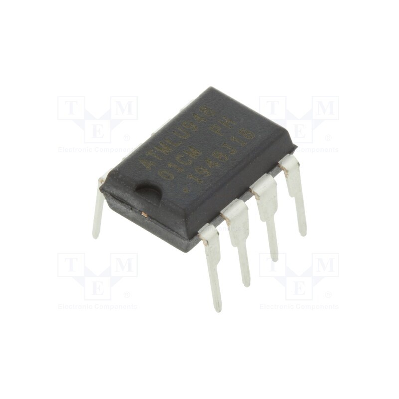 10 pcs : AT24C01C-PUM - IC: EEPROM memory, 1kbEEPROM, 2-wire,I2C, 128x8bit, 1.7÷5.5V, 1MHz