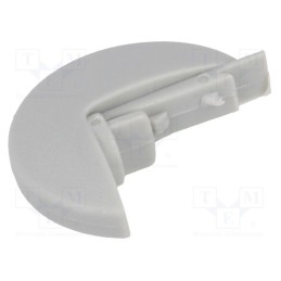 10 pcs : A1103007 - Pointer, plastic, grey, push-in, disk, A10
