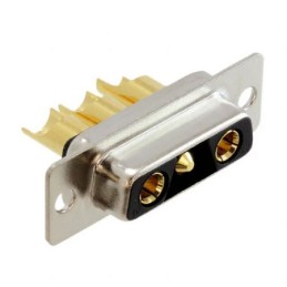 1 pcs - Norcomp 680M 3 Way Panel Mount D-sub Connector Socket, 2.77mm Pitch