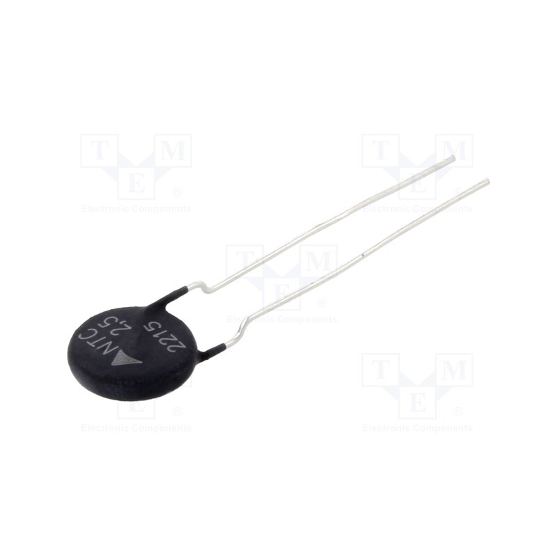 10 pcs : B57236S0259M000 - NTC thermistor, 2.5Ω, -55÷170°C, 2.1W, ±20%, THT, 2700K, Pitch: 5mm