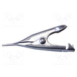 10 pcs : BU-34 - Crocodile clip, 5A, Grip capac: max.5.6mm, Overall len: 28mm