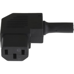 1 pcs - Bulgin C13 Right Angle Cable Mount IEC Connector Socket, 10A, 250 V
