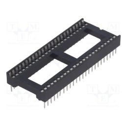 10 pcs : DS1010-48T1WS - Socket: integrated circuits, DIP48, 15.24mm, THT, Pitch: 1.778mm