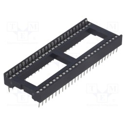 10 pcs : DS1010-52T1WS - Socket: integrated circuits, DIP52, 15.24mm, THT, Pitch: 1.778mm