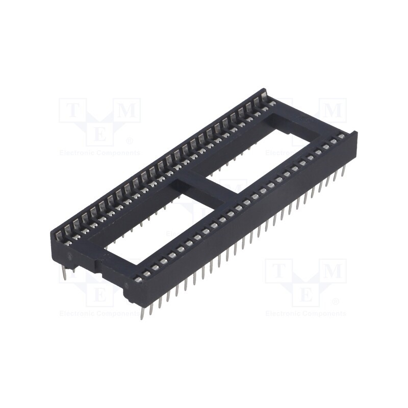 10 pcs : DS1010-52T1WS - Socket: integrated circuits, DIP52, 15.24mm, THT, Pitch: 1.778mm