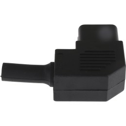 1 pcs - Bulgin C13 Right Angle Cable Mount IEC Connector Socket, 10A, 250 V