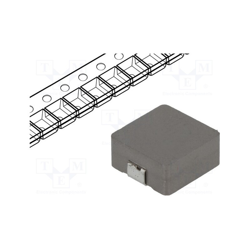 10 pcs : HPI1260-330 - Inductor: wire, SMD, 33uH, Ioper: 4A, 53mΩ, ±20%, Isat: 5A, -55÷125°C