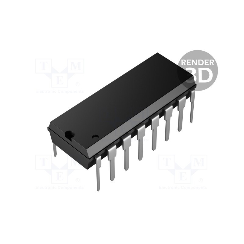 10 pcs : CD4028BE - IC: digital, BCD to decimal,decoder, CMOS, THT, DIP16, CD4000