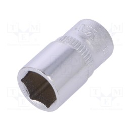 10 pcs : YT-1409 - Socket, 6-angles,socket spanner, HEX 10mm, 1/4', 25mm