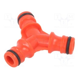 10 pcs : YT-8977 - Y-connector, ABS, 1/2'