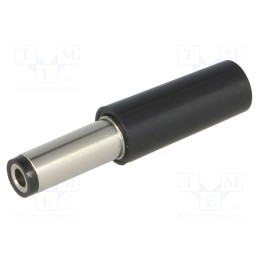 10 pcs : NES/J 250 SCHWARZ - Plug, DC supply, female, 5.5/2.5mm, for cable, 14.5mm, soldering