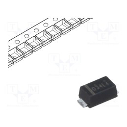 20 pcs : SS34FA - Diode: Schottky rectifying, SMD, 40V, 3A, SOD123F,