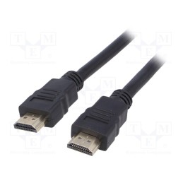 10 pcs : AK-HD-15A - Cable, HDMI 1.4, HDMI plug,both sides, 1.5m, black