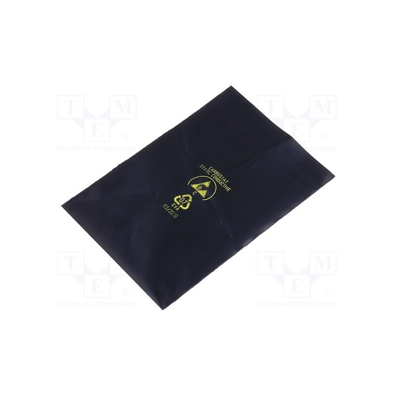 50 pcs : - Protection bag, ESD, L: 150mm, W: 100mm, Thk: 80um, copolymer film