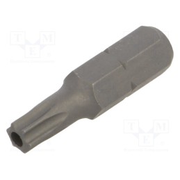 10 pcs : 102525U - Screwdriver bit, Torx® with protection, T25H, Overall len: 25mm