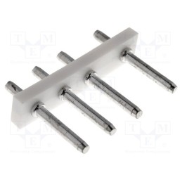 20 pcs : NHW-04 - Socket, wire-board, 5/7.5mm, PIN: 4, THT, 250V, 5A, tinned, -25÷85°C
