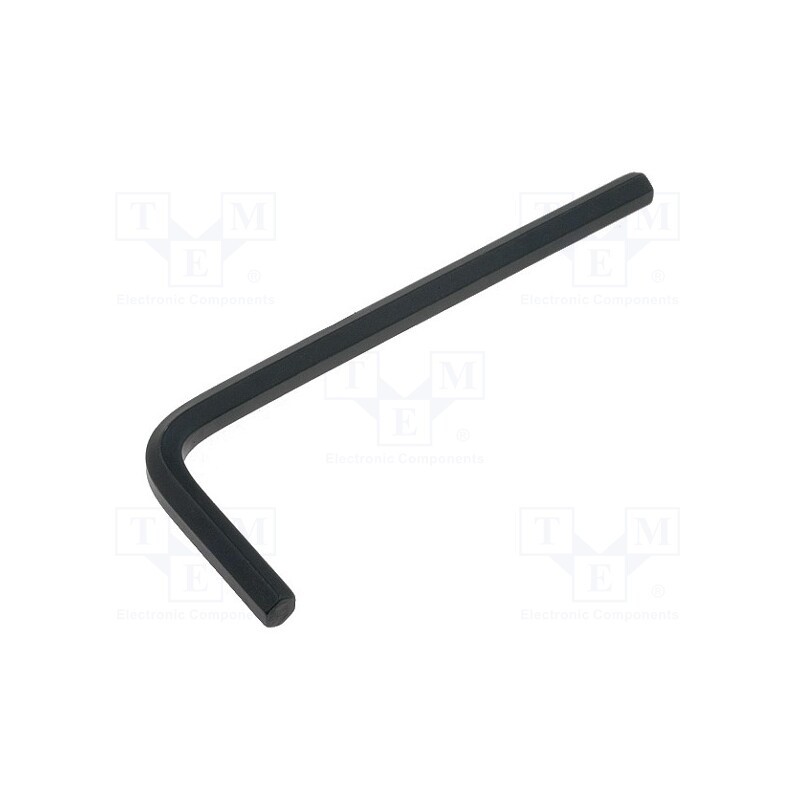 10 pcs : T4411 04 - Wrench, hex key, HEX 4mm, Overall len: 70mm, Chrom-vanadium steel