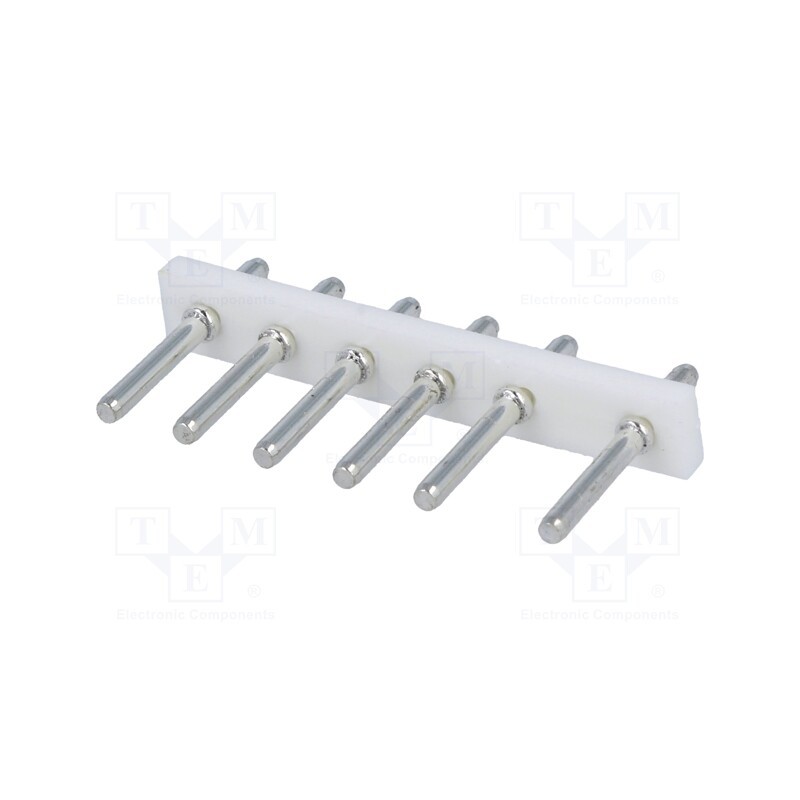 20 pcs : NHW-06 - Socket, wire-board, 5/7.5mm, PIN: 6, THT, 250V, 5A, tinned, -25÷85°C