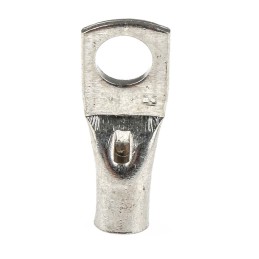 25 pcs - RS PRO Uninsulated Tubular Ring Terminal, M6 Stud Size to 6mm² Wire Size