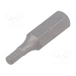 10 pcs : 861PE/3 - Screwdriver bit, hex key, HEX 3mm, Overall len: 25mm