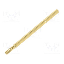 10 pcs : S 100.00-L - Test probe socket, Application: series 100, Connection: soldered