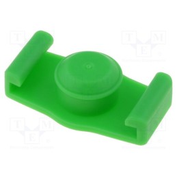 10 pcs : 8001035 - Syringe plug, 5ml, green, for syringes, silicone free, QuantX