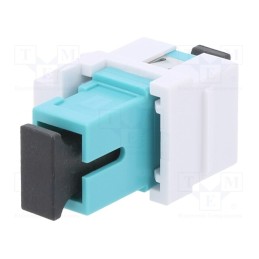 10 pcs : NK0035 - Connector: fiber optic, socket,coupler, SC,both sides, female