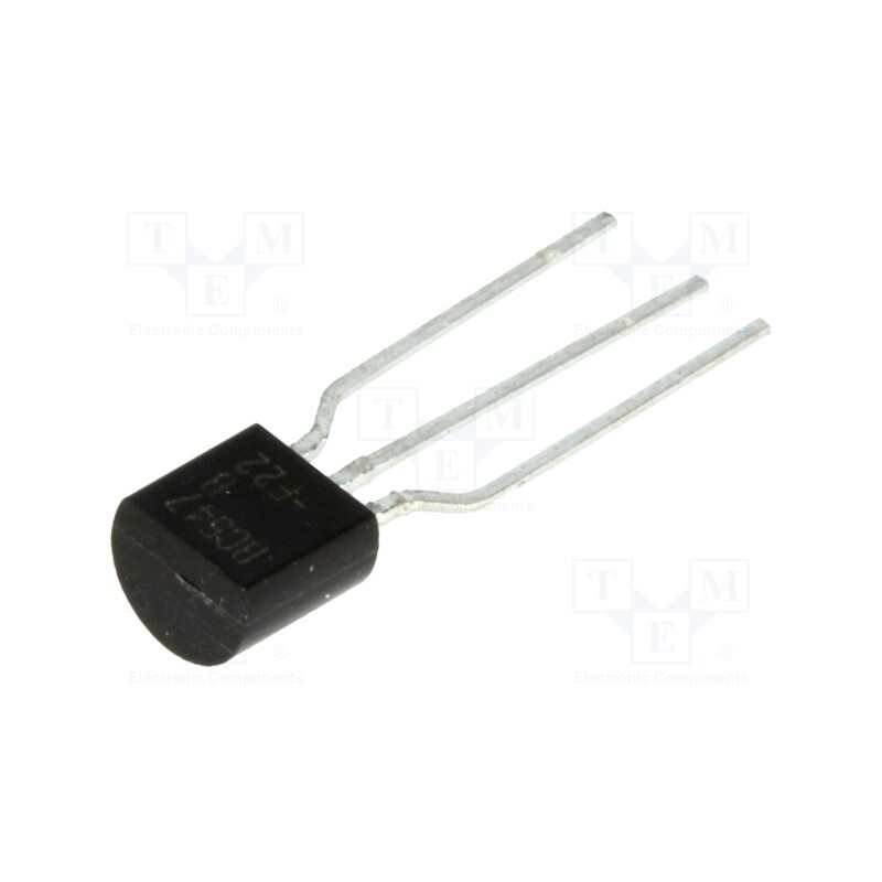 50 pcs : BC547BTA - Transistor: NPN, bipolar, 45V, 0.1A, 0.5W, TO92