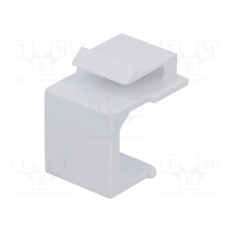 20 pcs : NK0090 - Protection cap, white, for panel mounting,snap fastener