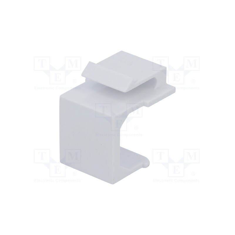 20 pcs : NK0090 - Protection cap, white, for panel mounting,snap fastener