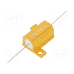 10 pcs : AHP10W-150RJ - Resistor: wire-wound, with heatsink, 150Ω, 10W, ±5%, 50ppm/°C