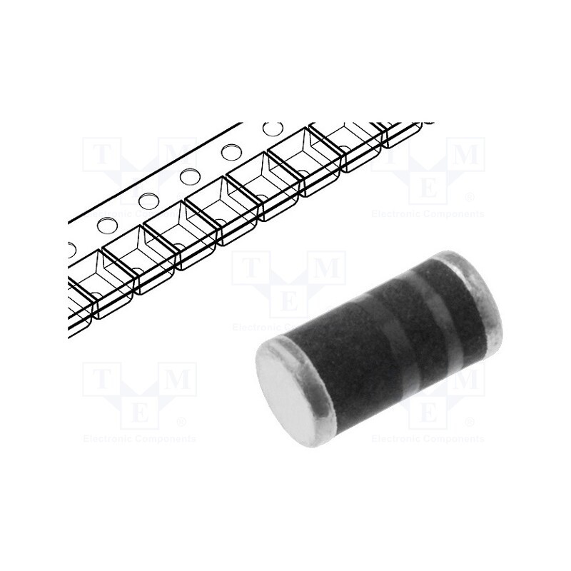 20 pcs : BYM13-30-E3/96 - Diode: Schottky rectifying, SMD, 30V, 1A, DO213AB,